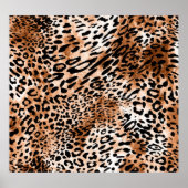 Afrikaanse luipaard print naadloos (Voorkant)