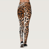 Afrikaanse luipaard print naadloos leggings (Achterkant)