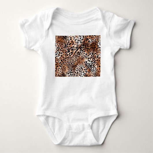Afrikaanse luipaard print naadloos romper (Voorkant)