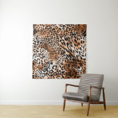 Afrikaanse luipaard print naadloos wandkleed (In Situ (horizontaal))