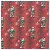 Afrikaanse luipaard santa stof (Swatch)