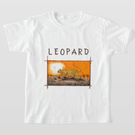 Afrikaanse luipaard t-shirt
