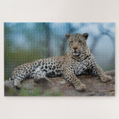 Afrikaanse luipaard wilde grote katten Natuur Legpuzzel (Horizontaal)