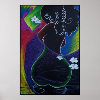 Afrikaanse maan - Miami Deco Print