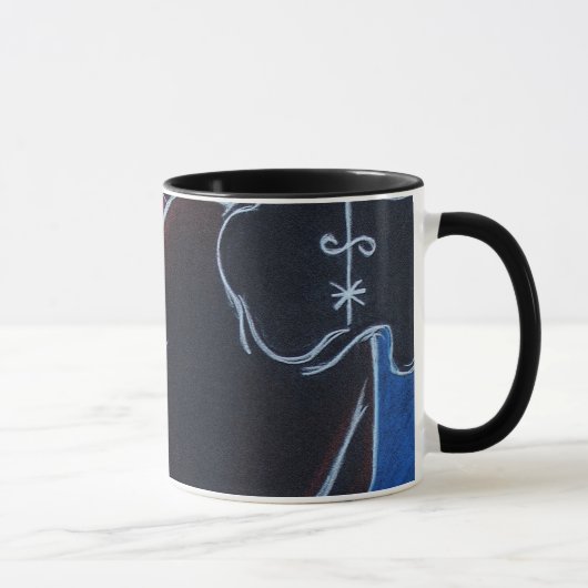 Afrikaanse maan VI Mok (Rechts)