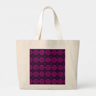 Afrikaanse Magenta Cirkelpatroon Minimalistische B Grote Tote Bag