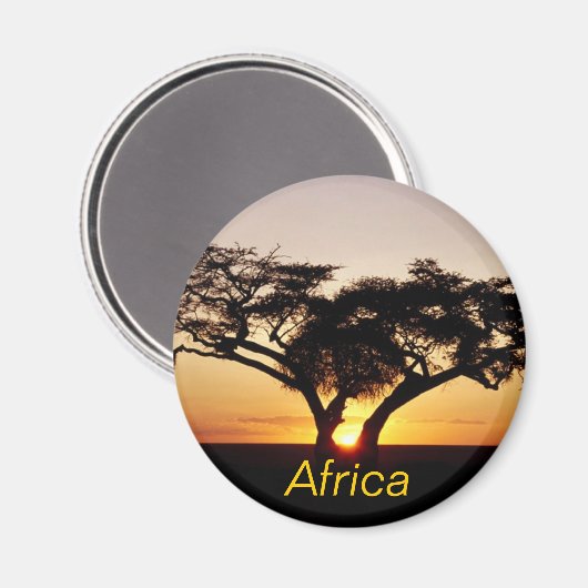 Afrikaanse magneet (Voorkant / Achterkant)