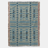 Afrikaanse Mali Patroon Gooi Deken IV (Voorkant Verticaal)