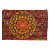 Afrikaanse mandala, Polynesische circulaire design Kussensloop (Achterkant)