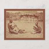 Afrikaanse Mannen die metaal maken Briefkaart (Voorkant)