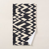 afrikaanse marokko golven geometrisch goud patroon bad handdoek (Handdoek)