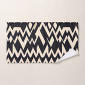 afrikaanse marokko golven geometrisch goud patroon bad handdoek (Handdoek)