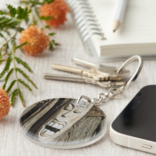 Afrikaanse masker sleutelhanger (Voorkant Rechts)