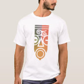 Afrikaanse maskerkunst t-shirt (Voorkant)