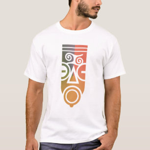 Afrikaanse maskerkunst t-shirt