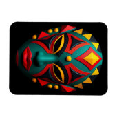Afrikaanse maskermagneet magneet (Horizontaal)