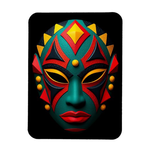 Afrikaanse maskermagneet magneet (Verticaal)