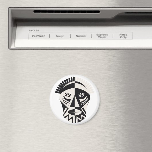 Afrikaanse maskermagneten magneet (Insitu (Vaatwasser))