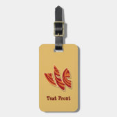 Afrikaanse Maskers Bagagelabel (Voorkant verticaal)