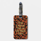 Afrikaanse Maskers Bagagelabel (Achterkant verticaal)