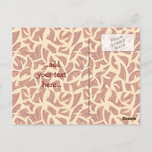 Afrikaanse maskers briefkaart (Achterkant)