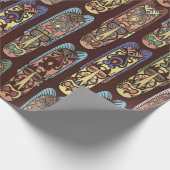 Afrikaanse maskers cadeaupapier (Hoek)