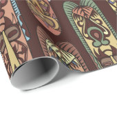 Afrikaanse maskers cadeaupapier (Rol Hoek)