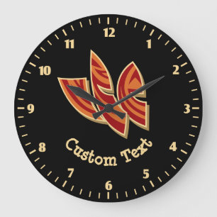 Afrikaanse maskers grote klok