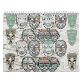 Afrikaanse maskers kalender