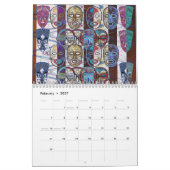 Afrikaanse maskers kalender (Feb 2027)