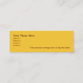 Afrikaanse maskers Skinny visitekaartjes (Achterkant)