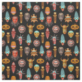 Afrikaanse maskers stof (Swatch)