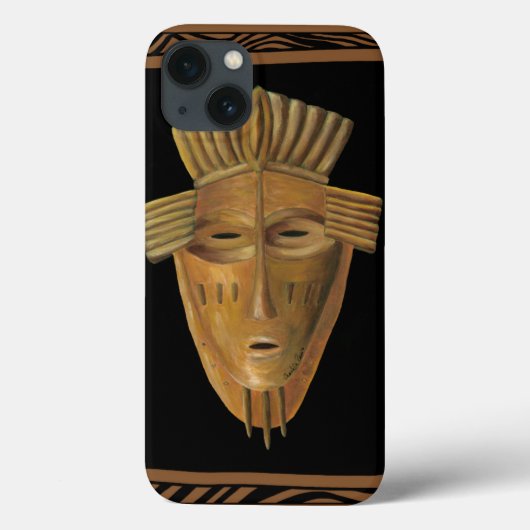 Afrikaanse maskerschildering door Chariklia Zarris Case-Mate iPhone Case (Achterkant)