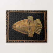 Afrikaanse maskerschildering door Chariklia Zarris Legpuzzel (Horizontaal)