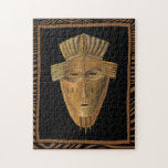 Afrikaanse maskerschildering door Chariklia Zarris Legpuzzel<br><div class="desc">Chariklia Zarris maakte dit schilderij van een Afrikaans masker. Veel van deze maskers worden gebruikt in ceremonies zodat een gemeenschap van mensen kan communiceren met overleden voorouders of de geesten van dieren. Breng een beetje traditionele Afrikaanse cultuur in je huis!</div>