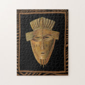 Afrikaanse maskerschildering door Chariklia Zarris Legpuzzel (Verticaal)