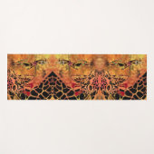 Afrikaanse Meisje en Giraffe Yoga Mat (Voorkant (horizontaal))