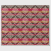 Afrikaanse modder geïnspireerd door patroonoorts cadeaupapier (Vlak)