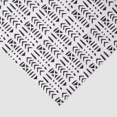 Afrikaanse modder MC3 zwart op wit Tissuepapier (Detail)