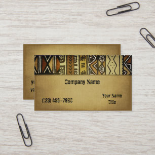  Afrikaanse modder Visitekaartje