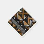 Afrikaanse modderdoek bedrukt servet (Hoek)