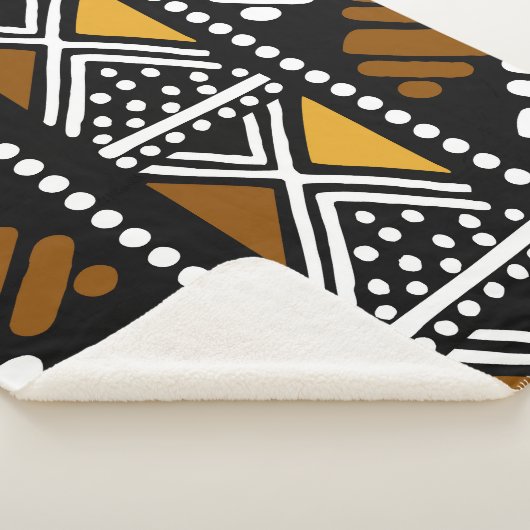 Afrikaanse modderdoek Bogolan deken (3/4)