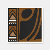 Afrikaanse Modderdoek Bogolan Ontwerper Papieren S Servet (Voorkant)