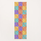 Afrikaanse modderdoek geïnspireerd | Twee Design Yogamat (Voorkant)