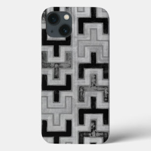 Afrikaanse moddoek Textiel met Geometrische Patron iPhone 13 Hoesje