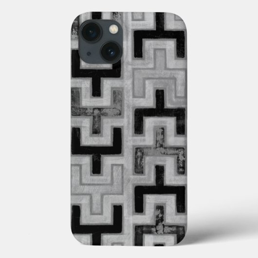 Afrikaanse moddoek Textiel met Geometrische Patron Case-Mate iPhone Case (Achterkant)