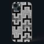 Afrikaanse moddoek Textiel met Geometrische Patron Case-Mate iPhone Case<br><div class="desc">Deze tekst is gemaakt door Norman Wyatt,  Jr. in de stijl van een Afrikaanse modderdoek. Het doektextiel is afkomstig uit Mali en is een teken van culturele identiteit. Toon uw liefde voor globale cultuur en geometrische patronen door deze druk te kopen!</div>
