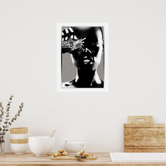 Afrikaanse Mode Diamond Poster (Keuken)