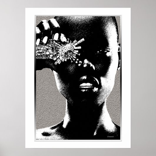 Afrikaanse Mode Diamond Poster (Voorkant)