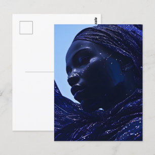 Afrikaanse mode kunst briefkaart